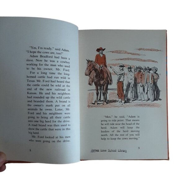 Cowboy On The Trail Donald Russell Benefic Press 1960 Illustrations Max Ranft HC - Picture 4 of 12
